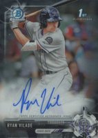 2017 Bowman Draft Chrome Draft Picks Autographs  #CDARV Ryan Vilade Baseball Card