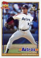 1991 Topps Desert Shield #703 Juan Agosto Baseball Card