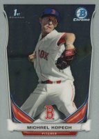 2014 Bowman Draft Picks #CDP29 Michael Kopech Chrome Baseball Card