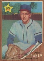 1962 Topps #156 Merritt Ranew Baseball Card