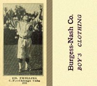 1916 Burgess-Nash Co. #200 Ed. Zwilling Baseball Card