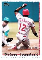 1995 National Packtime  #17 Deion Sanders Baseball Card