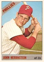 1966 Topps #304 John Herrnstein Baseball Card
