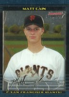 2002 Bowman Chrome Draft Picks #25 Matt Cain Baseball Card