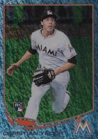 2013 Topps Update #US290 Christian Yelich Sapphire Baseball Card