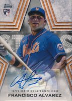 2023 Topps Baseball Stars Autographs #BSAFA Francisco Alvarez Baseball Card