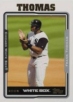 2005 Topps  #75 Frank Thomas Baseball Card