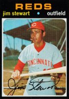 1971 Topps #644 Jim Stewart Short Print Baseball Card