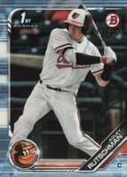 2019 Bowman Draft #BD1 Adley Rutschman Sky Blue Baseball Card