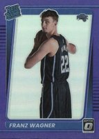 2021 Panini Donruss Optic #185 Franz Wagner Purple Basketball Card