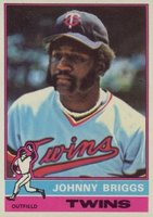 1976 Topps #373 Johnny Briggs Baseball Card
