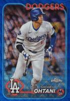 2024 Topps Chrome #1 Shohei Ohtani Blue Wave Baseball Card