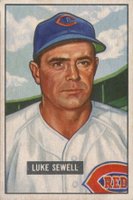 1951 Bowman #322 Luke Sewell Baseball Card