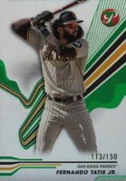 2024 Topps Pristine #121 Fernando Tatis Jr. Green Refractor Baseball Card