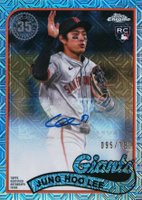 2024 Topps Silver Pack 1989 Chrome Promo #JHL Jung Hoo Lee Update-Autograph Baseball Card