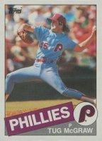 1985 Topps #157 Tug McGraw Baseball Card