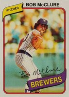 1980 Topps #357 Bob McClure Baseball Card