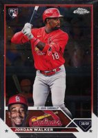 2023 Topps Chrome #209 Jordan Walker Baseball Card