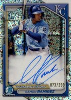 2024 Bowman Chrome Prospect Autographs #CPARRZ Ramon Ramirez Speckle Refractor Baseball Card