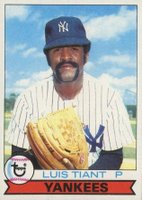 1979 Burger King Yankees #8 Luis Tiant Baseball Card