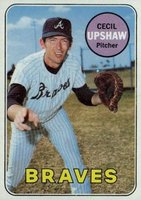 1969 Topps #568 Cecil Upshaw Baseball Card