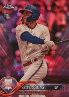 2018 Topps Chrome Update #HMT28 Rhys Hoskins Pink Refractor Baseball Card