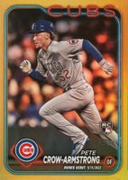 2024 Topps Update #US91 Pete Crow-Armstrong Gold Rainbow Foil Baseball Card