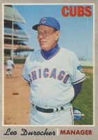 1970 Topps #291 Leo Durocher Baseball Card