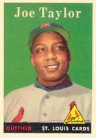 1958 Topps #451 Joe Taylor Baseball Card