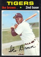 1971 Topps #669 Ike Brown Short Print Baseball Card