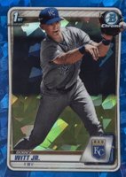 2020 Bowman Chrome Sapphire Edition #BCP25 Bobby Witt Jr. Baseball Card