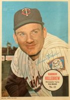 1967 Topps Pin-Ups #23 Harmon Killebrew Baseball Card