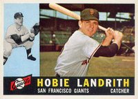 1960 Topps #42 Hobie Landrith Baseball Card