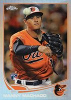 2013 Topps Chrome #12 Manny Machado Refractor Baseball Card