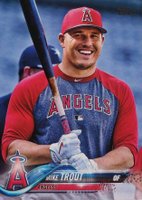 2018 Topps #300 Mike Trout Gray/Red T-Shirt Baseball Card