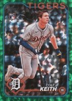 2024 Topps Update #US73 Colt Keith Green Crackle Foil Board Baseball Card