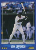 1988 Score Glossy #114 Stan Jefferson Baseball Card