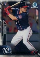 2016 Bowman #130 Trea Turner Chrome Baseball Card