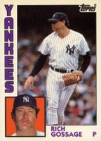 1984 Topps Tiffany #670 Rich Gossage Baseball Card