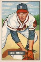 1951 Bowman #312 Gene Mauch Baseball Card