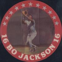 1987 Sportflics Superstar Discs #16 Bo Jackson Baseball Card