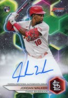2023 Bowman's Best Best of 2023 Autographs #B23JWA Jordan Walker Baseball Card