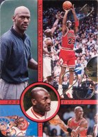 1996 SP Inside Info #IN17 Michael Jordan Gold Basketball Card