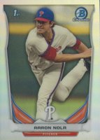 2014 Bowman Draft Picks #CDP4 Aaron Nola Chrome-Refractor Baseball Card