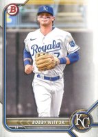 2022 Bowman Paper Prospects #BP146 Bobby Witt Jr. Baseball Card