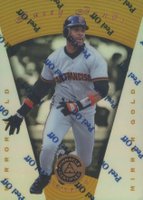 1997 Pinnacle Certified #1 Barry Bonds Mirror Gold Baseball Card