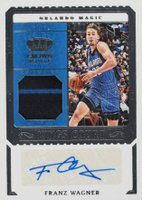 2023 Panini Crown Royale Kings Court Jersey Autographs #KCJWAG Franz Wagner Basketball Card