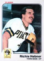 1983 Fleer #307 Richie Hebner Baseball Card