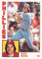 1984 Topps #300 Pete Rose Baseball Card