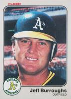 1983 Fleer #515 Jeff Burroughs Baseball Card